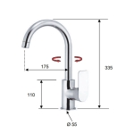 Remer INFINITY I72 昇盆水龍頭